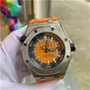 Star Same Offshore montre-bracelet mécanique entièrement automatique chronométrage en acier fin mâle 15710st