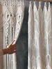 タペストリーズ手織りマクラメコットンドアカーテンタペストリーウォールハンギングアートタペストリーボホー装飾ボヘミアウェディングバックドロップテープ3689085