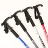 Trekking Poles Ultralight Adjustable Walking Stick Pole 3 Sections Aluminum Alloy Outdoor Hiking