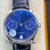 ZF V5 ZF500710 A52010 Автоматические мужские часы Blue Power Reserve Dial Маркеры.