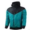 Zipper Windbreaker Mens Designer Jacket Coat Sports Sweatshirt Outerwear with Long Sleeve Contrast Color Tops Wholeasale