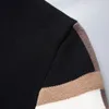 Herrtr￶jor Autumn Winter Designer Cardigan Plus Size Stricked Color Knit Jacket England Style Pocket Men Fashion M￤rke 220920