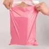 Подарочная упаковка 50 шт./Лот розовая курьерская сумка экспресс -конверт хранения мешков рассылка самостоятельно печать PE Пластиковая упаковка мешочка