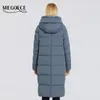 Women Down Parkas Miegofce Womens Long Bawełniane płaszcze z MIEGOFCE Design Winter Waterproof Parkas Winterproof Ubrania Kurtka 220921