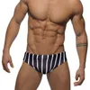 Men's Swimwear Men With Push Pad Swimwear Bikini Print Briefs Europe America Sexy Fashion Summer Beach Surfing Quick Dry Swimwear J220913