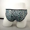 Unterhosen Herren U Convex Bag Sexy Unterwäsche Großhandel Soft Net Mesh Translucent Cute Leopard Gedruckt Low-Waist Slips