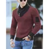 Maglioni da uomo Dolcevita Moda invernale Stile vintage Maschile Slim Fit Pullover caldi Lavorato a maglia di lana spessa Top 220920