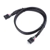 Cabos de computador 50 cm USB 2.0 9 pinos Extender Fio Macho para Feminino Adaptador de Transmissão de Dados Extensão Super Speed