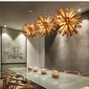 Lampy wiszące nordyckie dandelion drewniane światła sztuka kreatywna chińska lampka herbaciarnia jadalnia żywa osobowość
