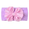 Accessoires de cheveux bébé bandeau Turban noué bande élastique mode né filles enfants arc chapeaux pour