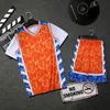 Voetbalsets Designer nep tweedelig basketbal pak sport t-shirt heren en dames t-shirt shorts ademende training losse klassen met korte mouwen