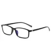 Lunettes de soleil Cadres Hommes Femmes Lunettes optiques Anti Blue Light Cadre Ordinateur Lunettes Spectacle Lunettes Clear Lens Unisexe Nerd Square