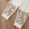 Fashion Summer Girls Kids Loose Trousers Thin Anti-mosquito Pants Toodler Flowers Leggings Casual Baby Children Wide Pants 1-6 20220921 E3