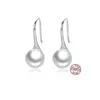 Dangle Earrings Real 925 Sterling Silver High Quality Fresh Water Pearl Luster Jewelry For Women Party Wedding Gift Drop