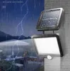Solar Wall Lights Outdoor Motion Sensor Light 56 LEDs Securtiy Night Lights for Patio Yard Deck Garage Driveway Porch Fence