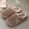 Pantofole da donna Pantofole da interno Calde peluche Pantofole da casa Autunno Inverno Scarpe Donna Casa Pavimento piatto Scivoli morbidi per camera da letto 220921