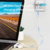 Śliczne piasty USB Type C do USB3.0 PD 60W ładowarki wielokrotne adapter do smartfonów laptopy komputerowe akcesoria komputerowe