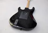 Factory Custom Black E-Gitarre mit Black Hardwares Bolt On Body Palisander Griffbrett aktive Tonabnehmer können angepasst werden