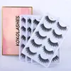 False Eyelashes 3D Faux Mink Hair 20Pairs Wispy Criss-cross Fluffy Thick Natural Handmade Lash Cruelty-free Eyelash Makeup Tools