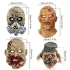 Party Masks Halloween Scary Horror Zombie Latex Helmet Realistic Cosplay Rotten Props 220920