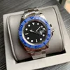 2022 neue AAA-Uhr Designer hochwertige Vintage-Uhr klassische 40mm blaue Zifferblatt Bewegung mechanische automatische Herrenuhren243n