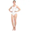 Vêtements de scène femmes adultes blanc noir vert Orange gymnastique justaucorps Ballet Dancewear métallisé danse body gymnastique Unitard