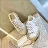 Dress Shoes White French Lace Ups Versatile Lovers Classic Casual Comfortable Sports Board Bred With Small Number Of