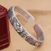 Bangle 2022 Fashion Lucky Punk Bangles Party Retro Pixiu Mythical Beast Dragon Armband f￶r kvinnor M￤n har charm smycken g￥va