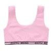 Camisoles Réservoirs 8-18 Ans Adolescente Formation Soutien-Gorge Puberté Adolescent Gilet Sans Fil Enfants Débardeurs Lettre Imprime Mode Soutiens-gorge Pour