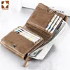 Mens Wallet Leather äkta kort Billetera Men039S handväska Bolsa de Dinheiro Small Money Bag Men Trifold Wallet A HOMBRE 68692725106506