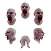 Party Masks Horror Flesh Colored Zombie Halloween Cosplay Props 220920