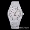 15400 Luxury Full Diamond 15500 Fully Automatic Mechanical Bottom Waterproof Mens Watch