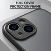 الحالات غير اللامعة للدرع المقاوم للصدمات لـ iPhone 13 12 11 Pro Max XR XS X 7 8 Plus SE Mini Silicone Pumper Cover Clear Hard Cover