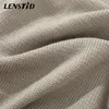 Herrtröjor Lenstid män hiphop stickade jumper tröjor ängel blixt tryckt streetwear harajuku höst överdimensionerad hipster casual trulla 220921