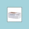 Tissue Boxes Napkins Mtifunction Storage Box Tv Air Conditioner Remote Control Organizer Cosmetic Household Office Drop Deli Bdebag Dhwn3