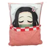 Pillow Anime Kamado Nezuko Plush Characters Toys Doll Throw Pillows Home Car Decoration Birthday Gift For Boys Girls Fans