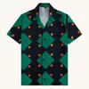 رسالة قوس قزح Polos Mens Polo Shirt Summer Print Contraving Color Men Tops Cardigan Short Sleeve Tees