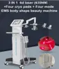 3 in 1 attrezzatura dimagrante 6D 635nm laser a diodi lipo con Cryo pad pelle stringere la criolipolisi grasso ridurre il sistema forma del corpo perdita di peso macchina di bellezza