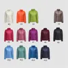 LL Женская короткая тонкая пуховая куртка для йоги, однотонное пальто-пуховик, спортивная зимняя верхняя одежда, 15 цветов, S-5XL227U