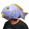 Party Masks Tropical Fish Animal Costume Novelty Halloween Latex Head 220920