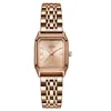 Classic Square Dial Ladies Kijk 22 mm kwarts beweging roestvrij staal modebedrijf simpleladies cadeau