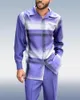 Men's Tracksuits 2022 Men's Casual Walking Suit Shirt Two Piece Pants Trend Fashion Outdoor