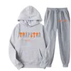 Brand Designer autunno/inverno Brand Trapstar Trackuit Set di felpe con cappuccio da uomo Fashion Felice Sweet Pantaloni a 2 pezzi Set haruku Sportswear