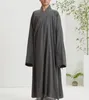 Etniska kläder unisex springautumn högkvalitativ linencotton buddhist zen låg Shaolin Monk Robe Buddha Meditation Suits