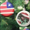 パーティーの装飾Adornos Navidad 2021 Natal Polystyrene Balls Christmas for Home USA Style Ball American American Chelection Drop Yydhhome dhhdm