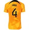 2022 Niederlande Memphis Fu￟balltrikot 22/23 Holland de Jong Virgil Dumfries Bergvijn Shirt Klaassen Blind de Ligt M￤nner Kinder Kit Fu￟balluniform