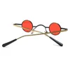 Sunglasses Red Tiny Round Retro Metal Frame Black Men Punk Sun Glasses Women Uv400 Decoration Eyewear