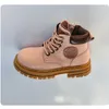 أحذية جلدية أصلية أطفال ركوب البقر الخريف الشتاء الصبي S Snow Boots الموضة