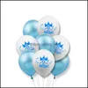 Party Decoration 2Nd Happy Birthday Balloons Boy Girl 2 Years Old Two Year Latex Baloon Number Ballon Baby Shower Drop Delivery 2021 Dh7Zb