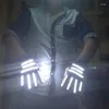 Party Decoration 2022 Led Light Up White Color Luminous GLoves For DJ Club Christmas Halloween Event & Supplies